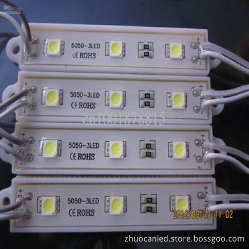 High brightness 3 LEDs IP67 5050 LED module